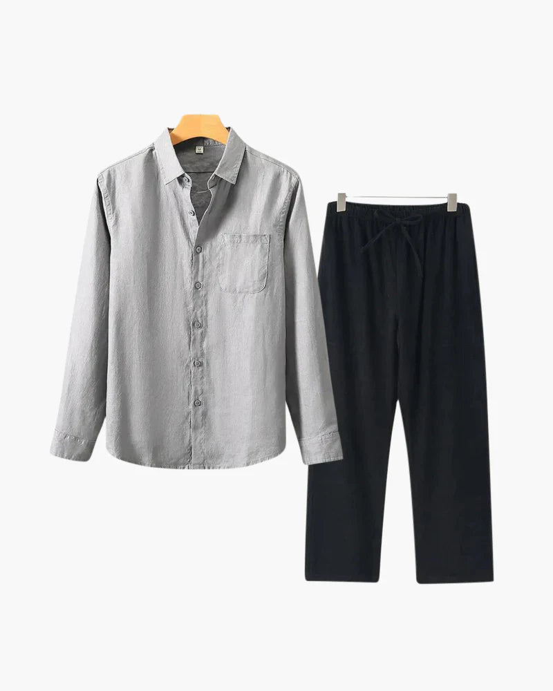 Aurelian Linen Set Long-sleeve