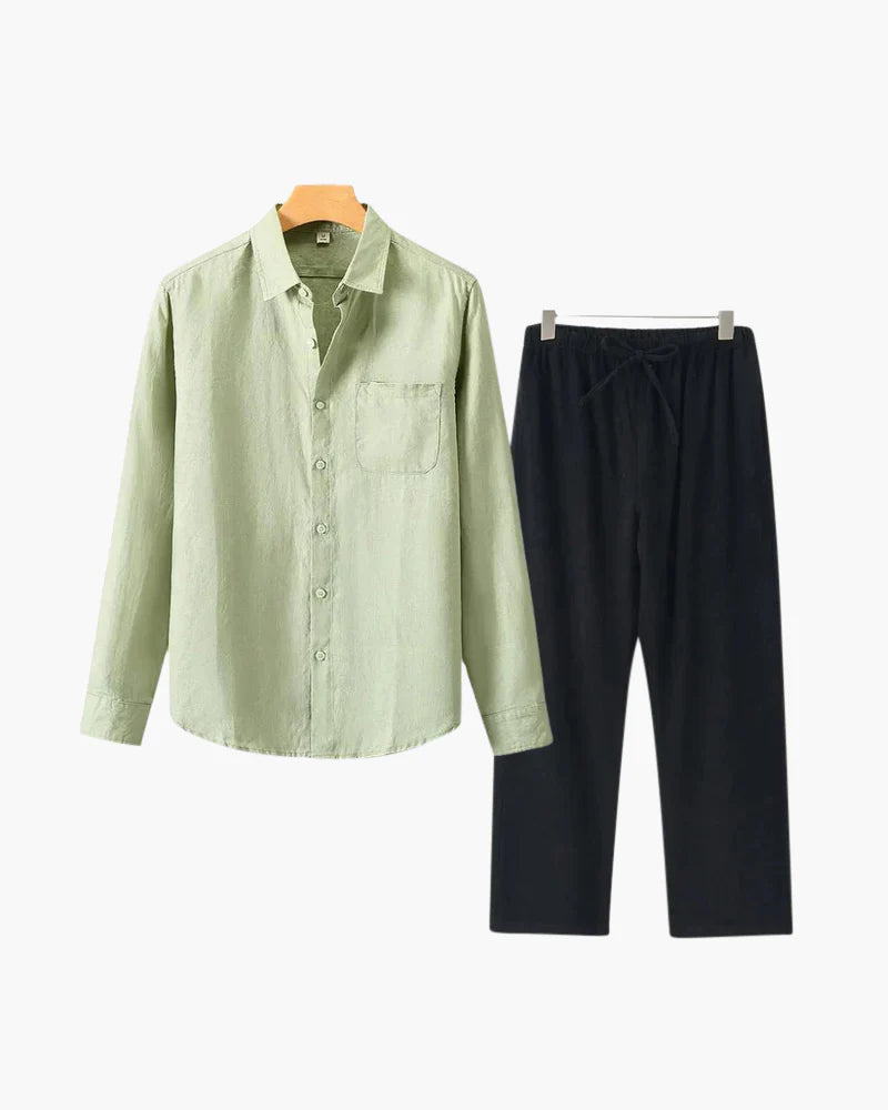 Aurelian Linen Set Long-sleeve