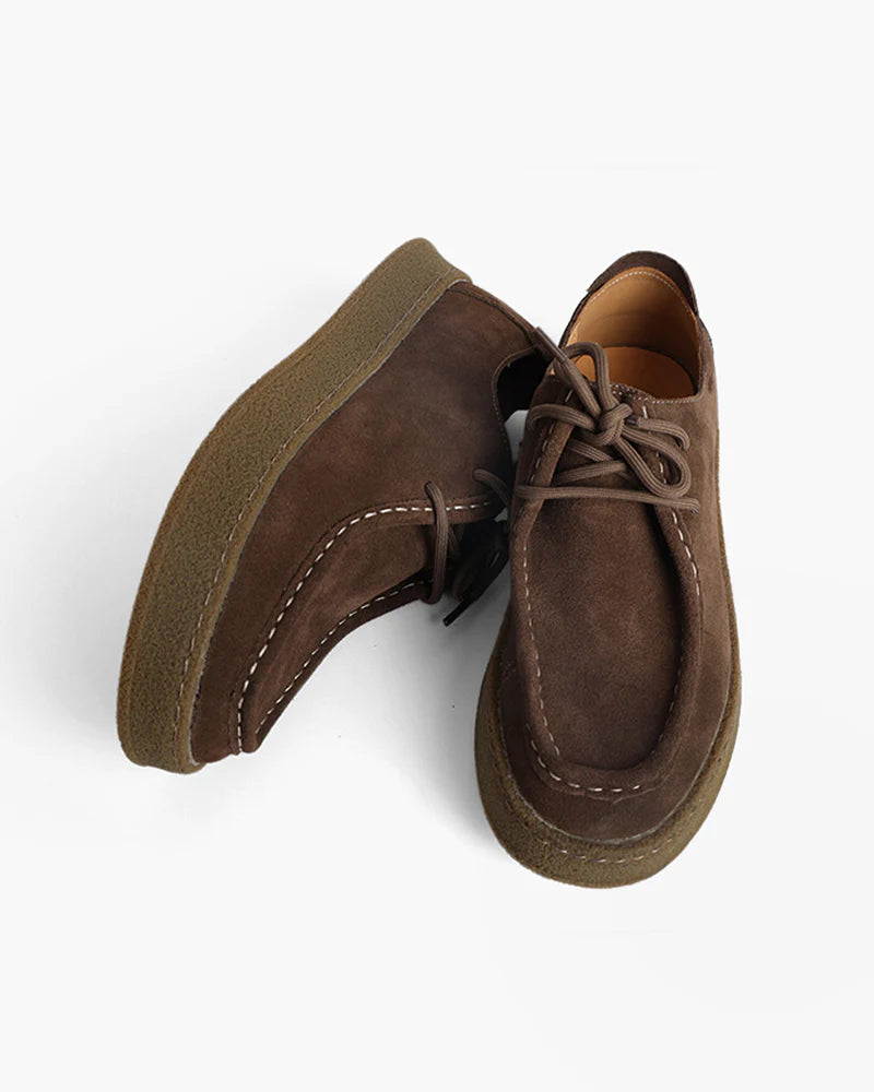 Montague Suede Lace-Up Shoe