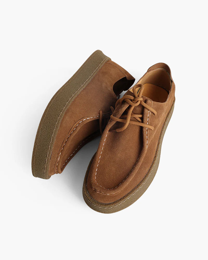 Montague Suede Lace-Up Shoe