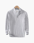 Cable Knit Half-Zip