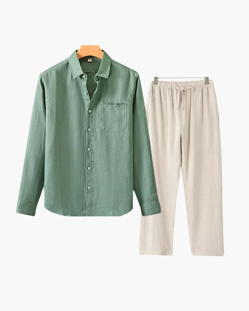 Aurelian Linen Set Long-sleeve