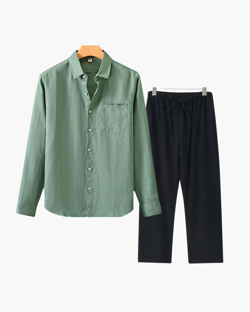Aurelian Linen Set Long-sleeve