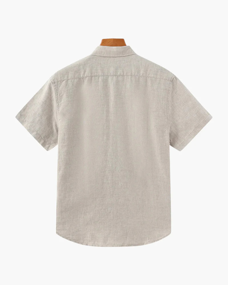 Rowe Classic Linen Shirt Short-sleeve