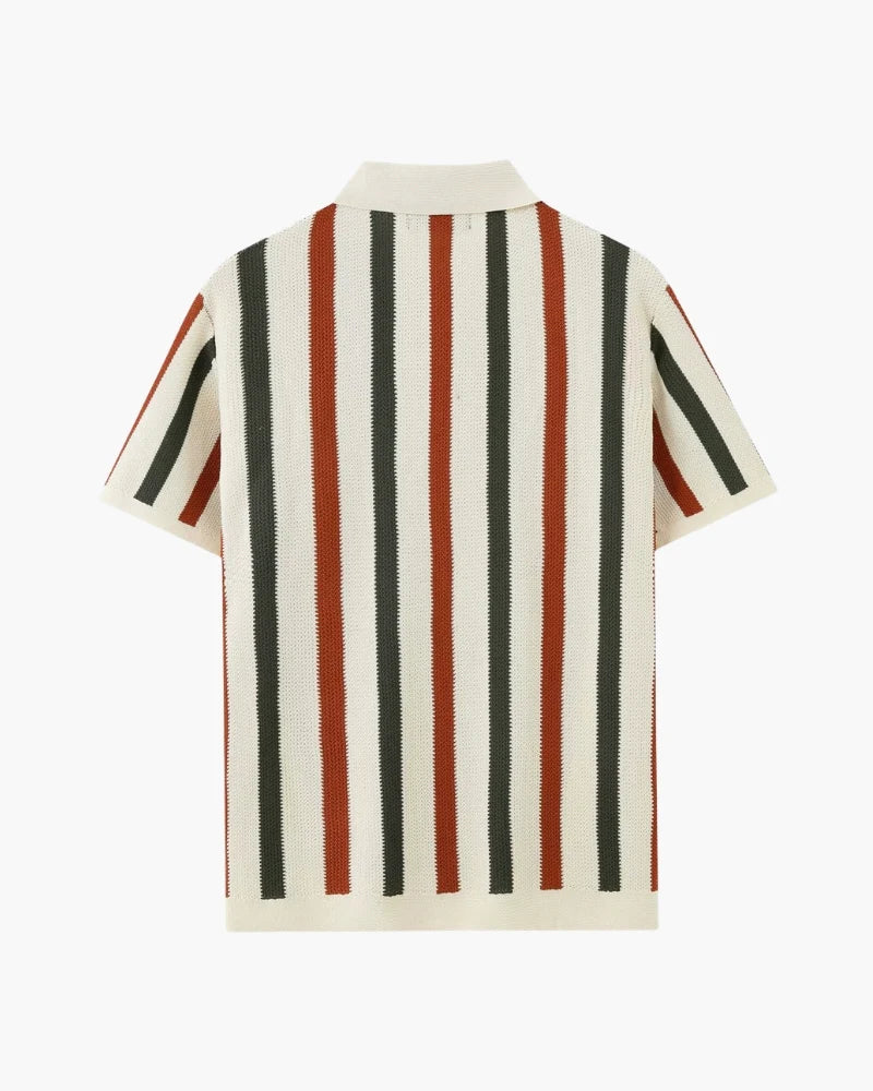Montague Knit Stripe Polo