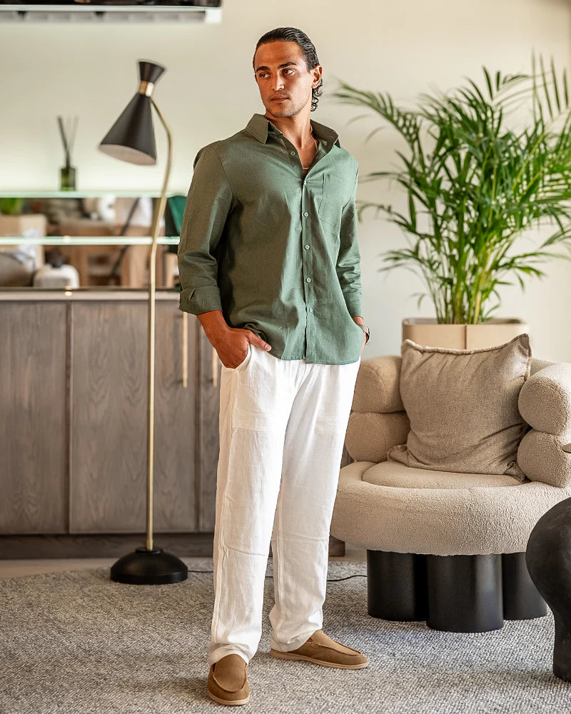 Aurelian Linen Set Long-sleeve