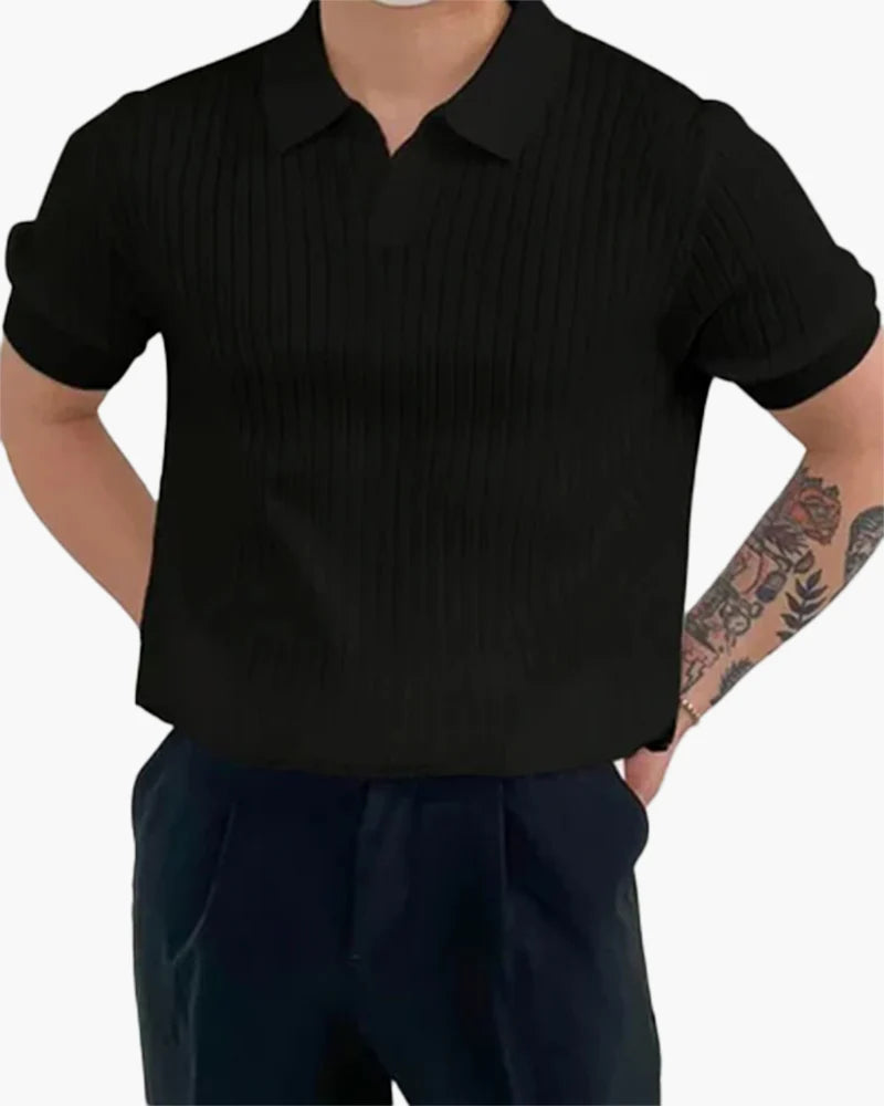 Fine Ribbed Polo