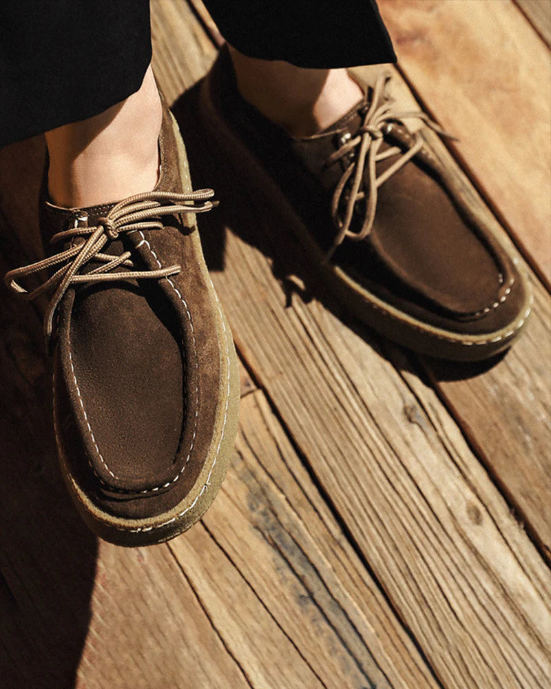 Montague Suede Lace-Up Shoe
