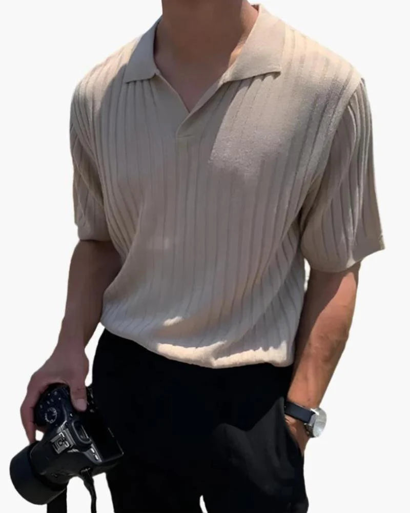 Fine Ribbed Polo