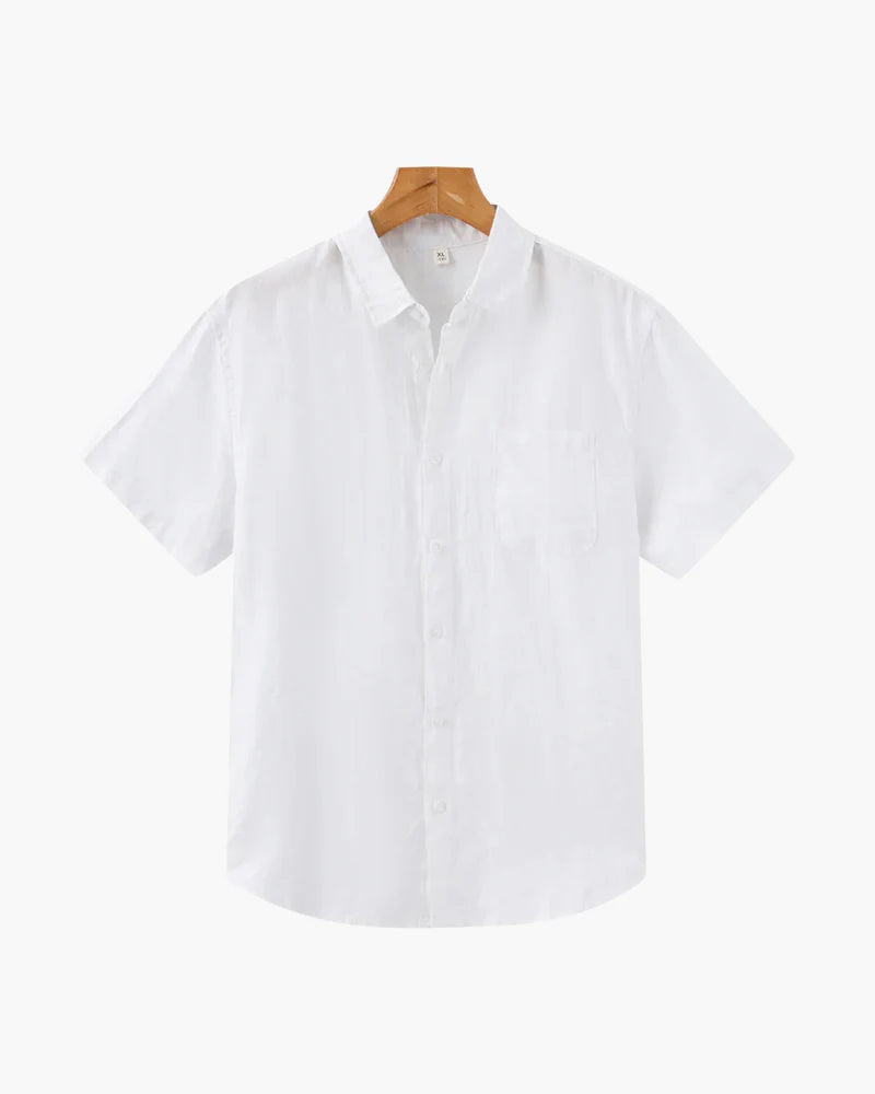 Rowe Classic Linen Shirt Short-sleeve