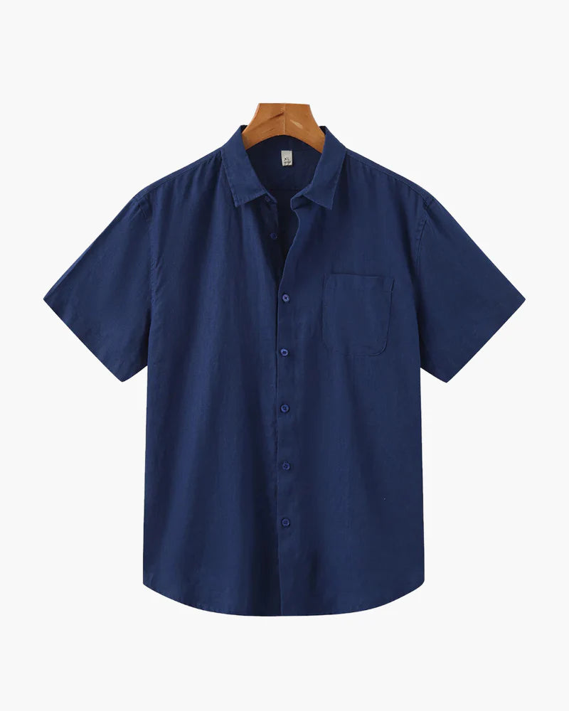 Rowe Classic Linen Shirt Short-sleeve