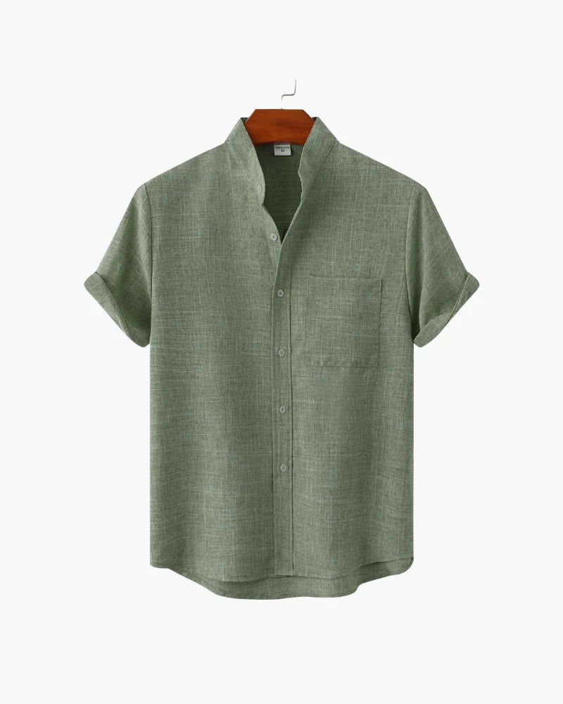 Mandarin Collar Shirt