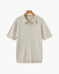 Premium Ribbed Knit Polo