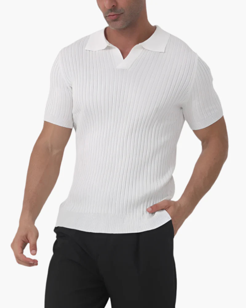 Fine Ribbed Polo